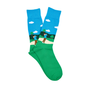 Men's Cotton Rich Crew Socks- Golf