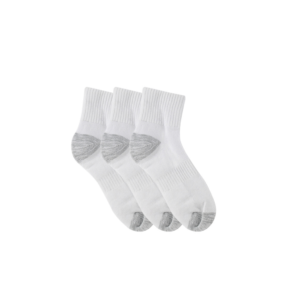 Kid's Tough Quarter Crew Cushion Foot Socks 3 Pack