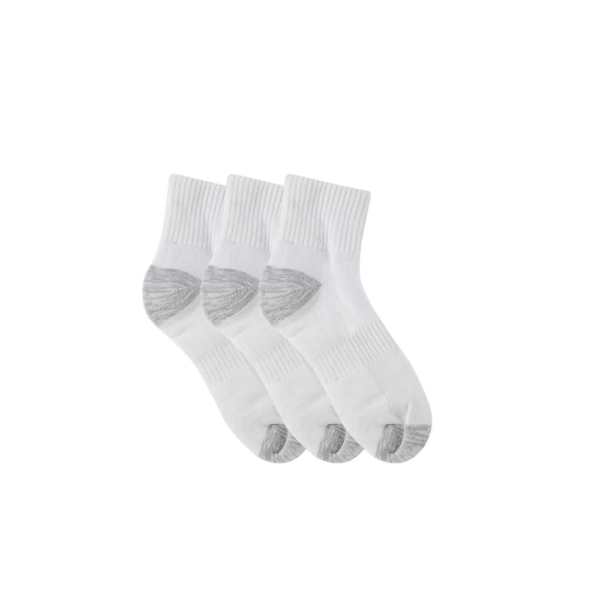 Kid's Tough Quarter Crew Cushion Foot Socks 3 Pack