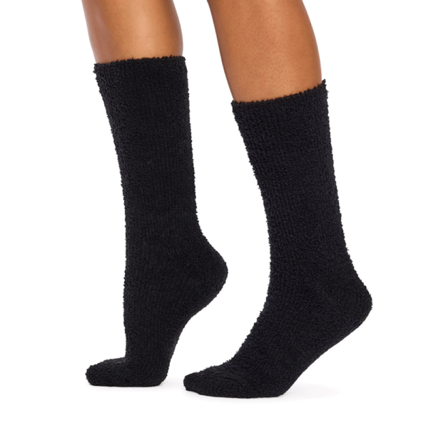 Men's Merino Wool Blend Crew Dress Socks - Smooth Knit - Image 3