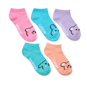 Kids Trainer Liner 5 Pack - Animal Days of the Week